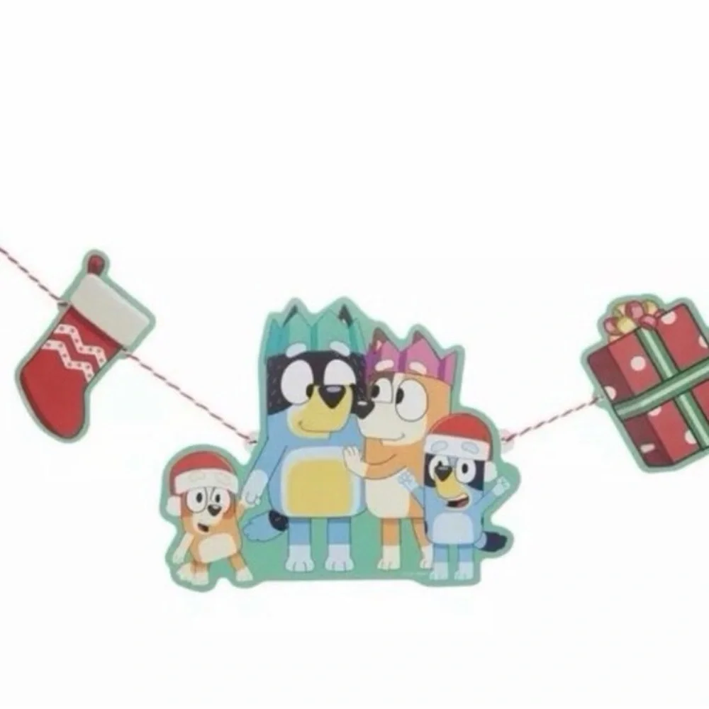 Bluey Holiday Wall Décor Garland